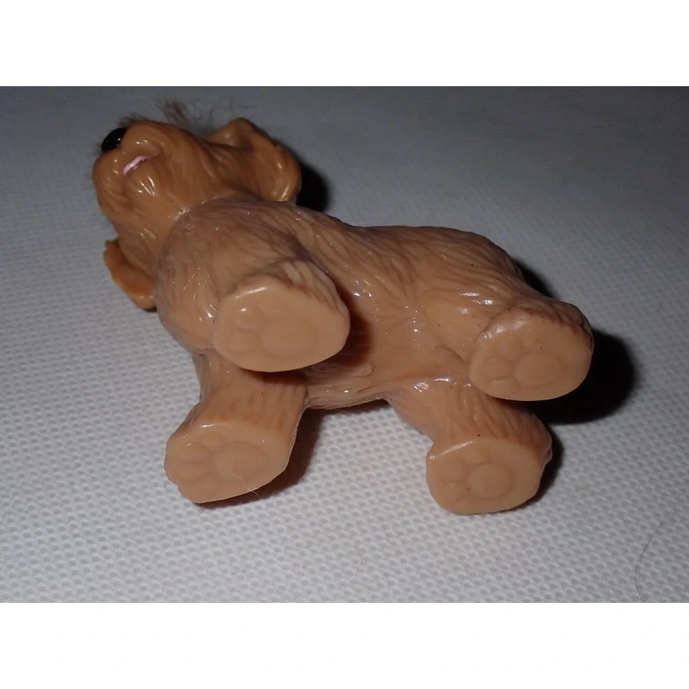 Fisher Price Loving Family Dollhouse Brown Puppy Dog has touch & Feel 